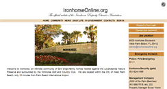 Desktop Screenshot of ironhorseonline.org