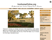 Tablet Screenshot of ironhorseonline.org